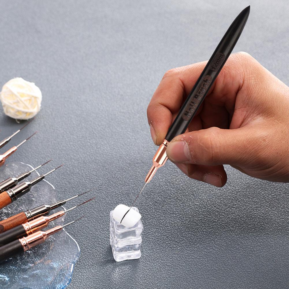 Nail Art Dotting Tool - Kuas Detail Halus untuk Kuku 6/9/12/15/18mm