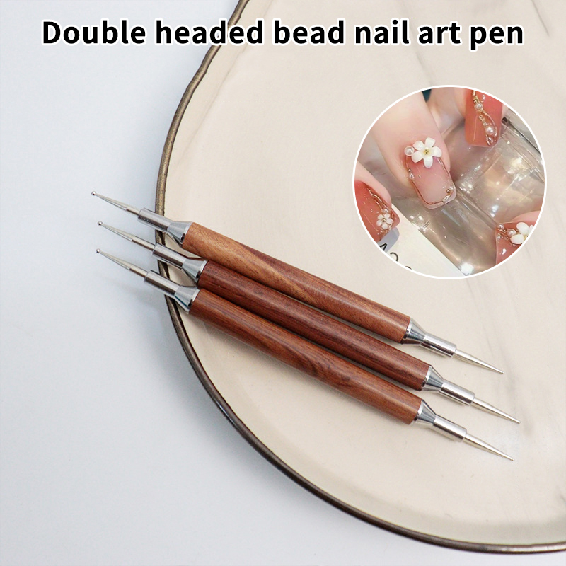 Nail Art Dotting Tool - Pena Dotting Kuku Kayu Cendana Alat