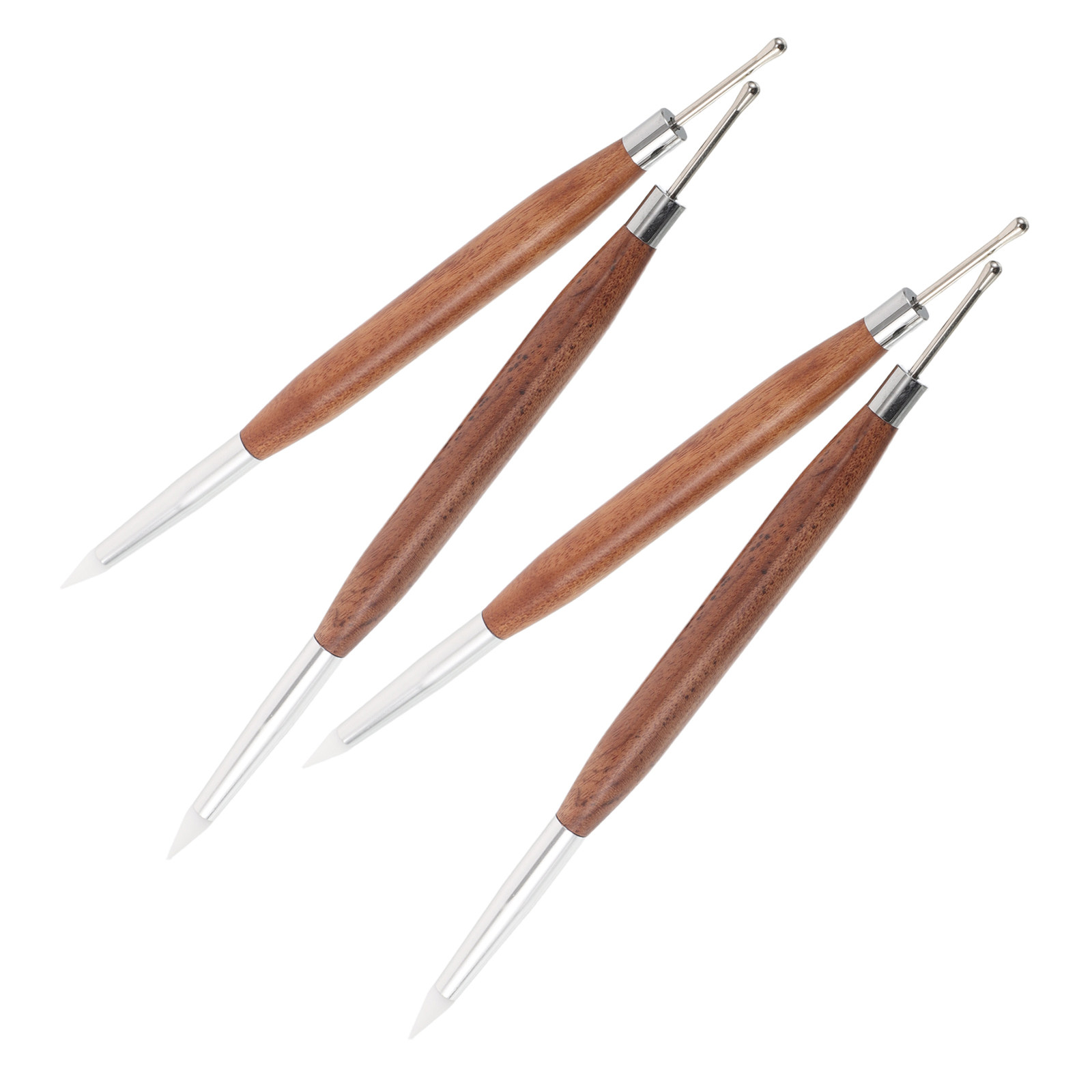 Nail Art Dotting Tool - 2 Buah Kuas Liner Seni Kuku