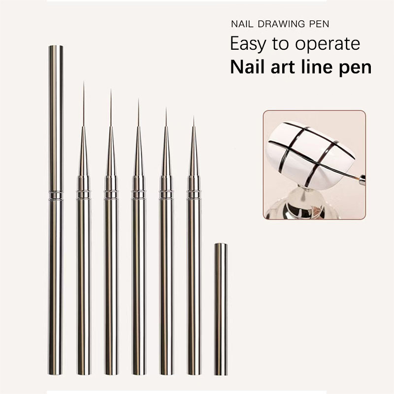 Nail Fan Brush - 1 Buah Kuas Seni Kuku Pena