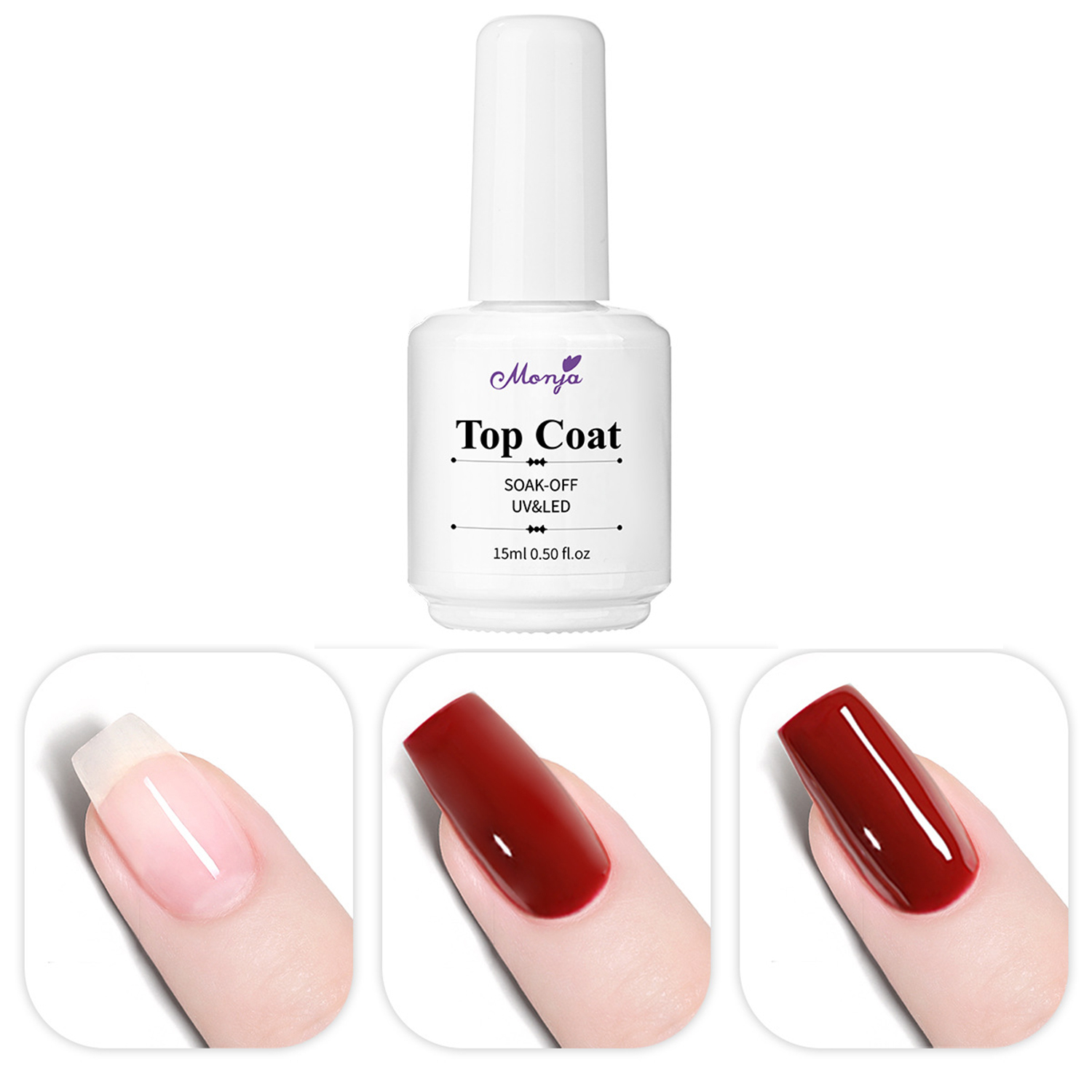 Alat manikur DIY seni kuku LED - Gel Top Coat ulasan dan harga