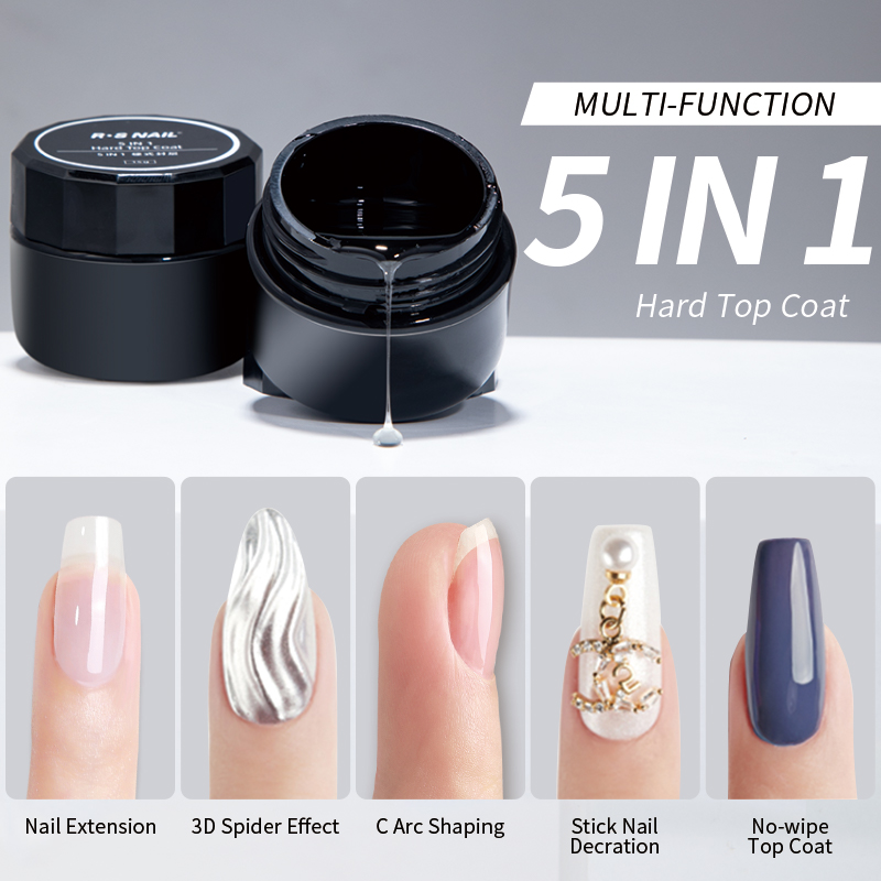 RSNAIL 5 IN 1 Japanese Hard To - Gel Top Coat ulasan dan harga