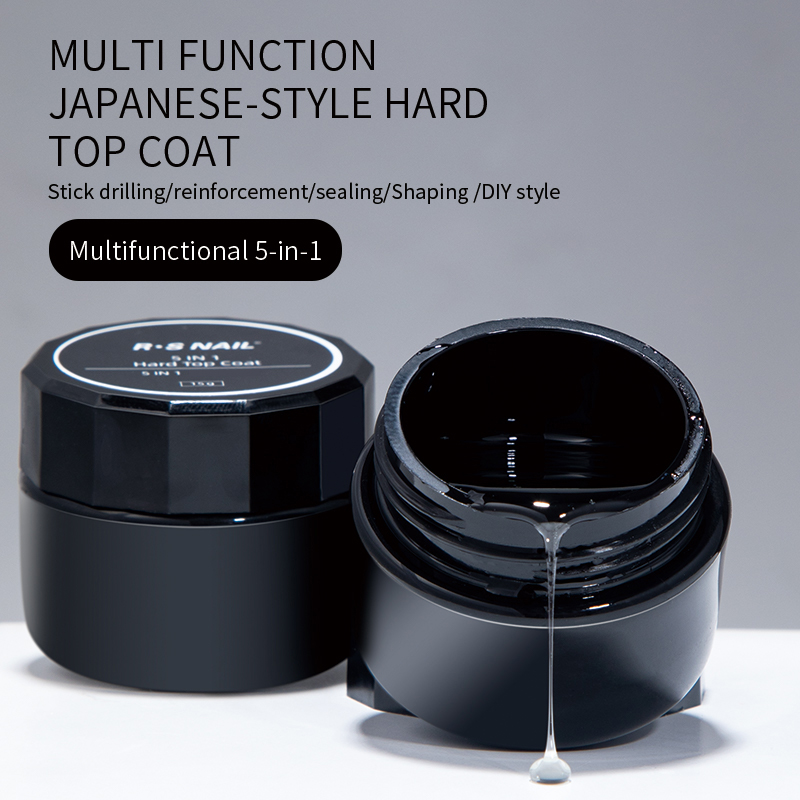 RSNAIL 5 IN 1 Japanese Hard To - Gel Top Coat ulasan dan harga