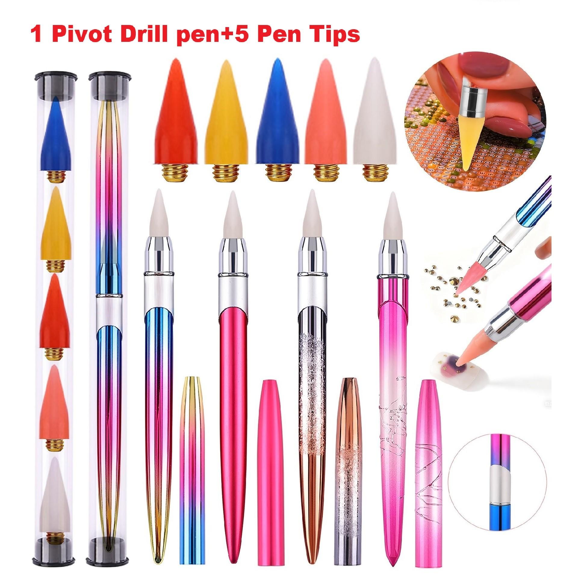 Pena Lukis Berlian Perekat Sen - Nail Art Dotting Tool ulasan dan harga