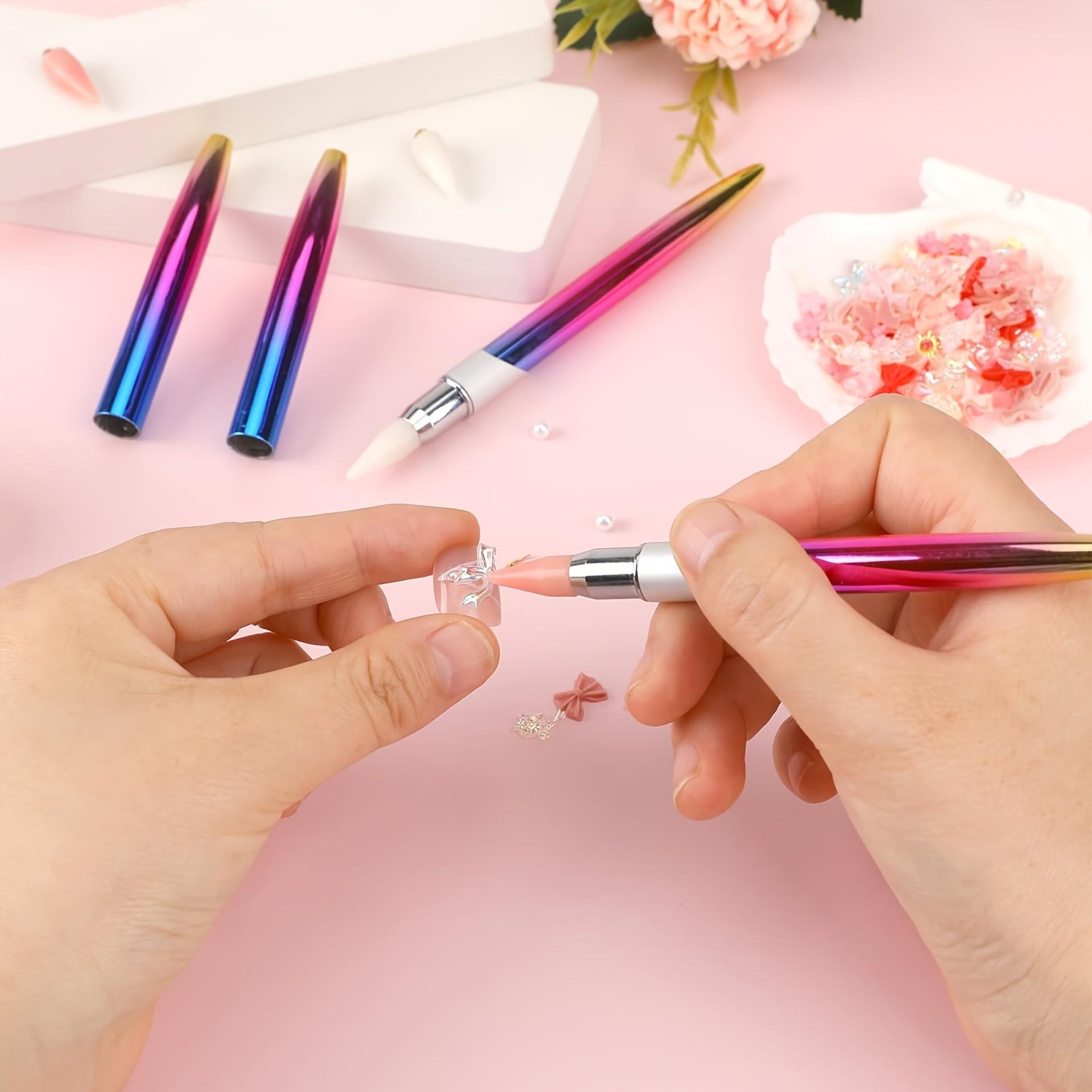 Pena Lukis Berlian Perekat Sen - Nail Art Dotting Tool ulasan dan harga