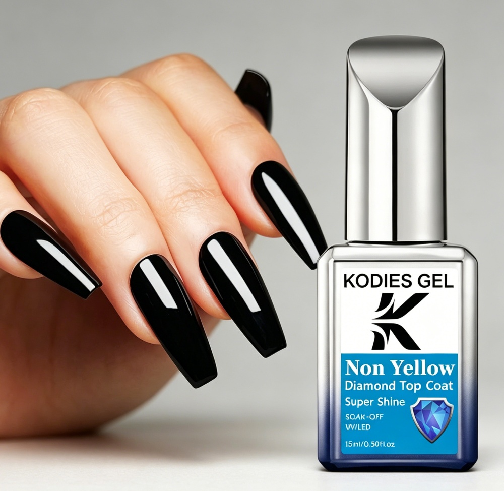 KODIES GEL Non Yellow Top Coat - Gel Top Coat ulasan dan harga