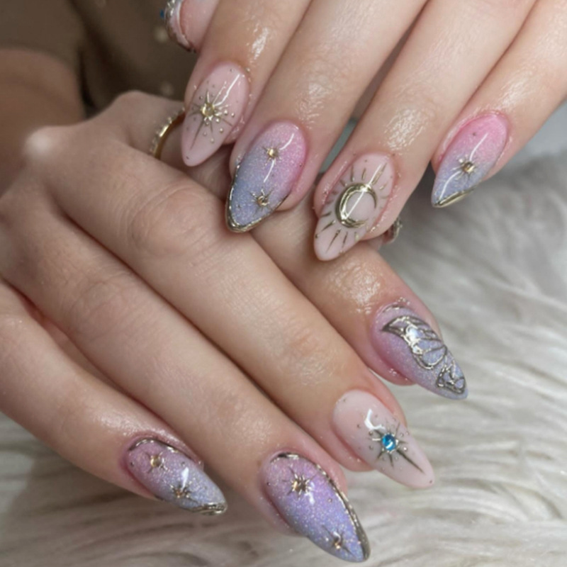 24pcs Gilded Starlight Stick o - Nail Art Quirky ulasan dan harga