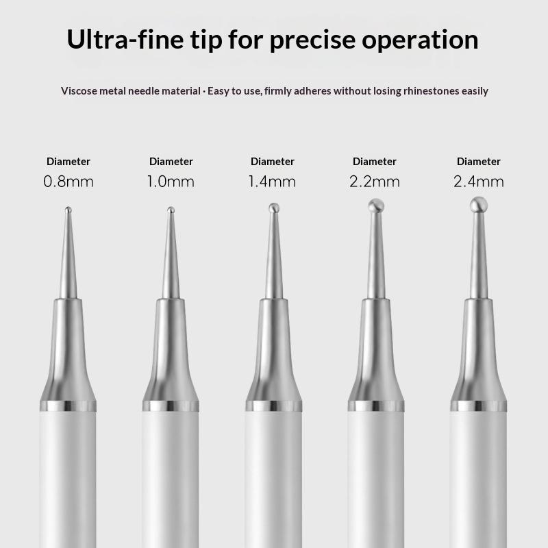 5 Buah Pena Pemetik Permata Be - Nail Art Dotting Tool ulasan dan harga