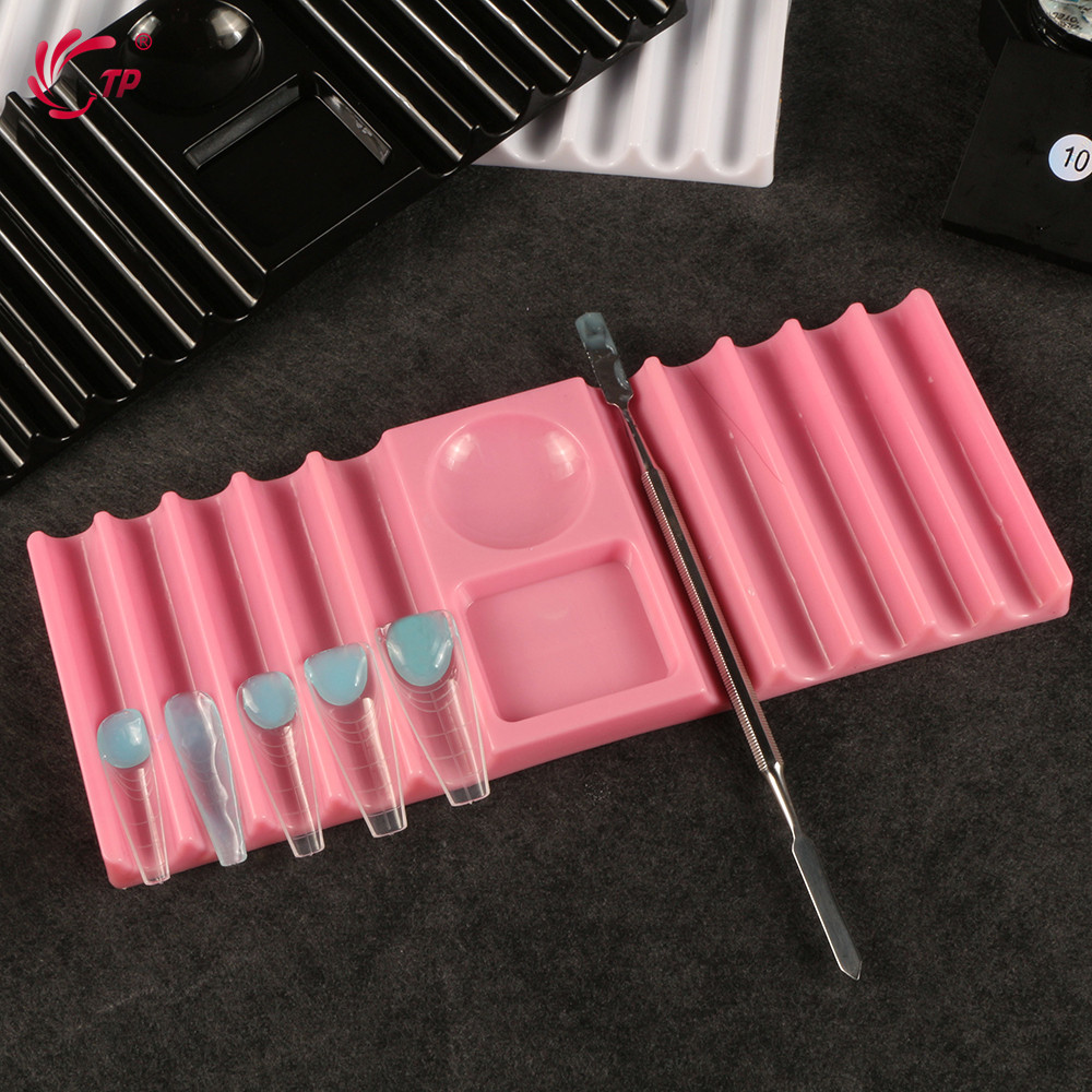 Penyangga Pena Plastik TP Dual - Nail Fan Brush ulasan dan harga
