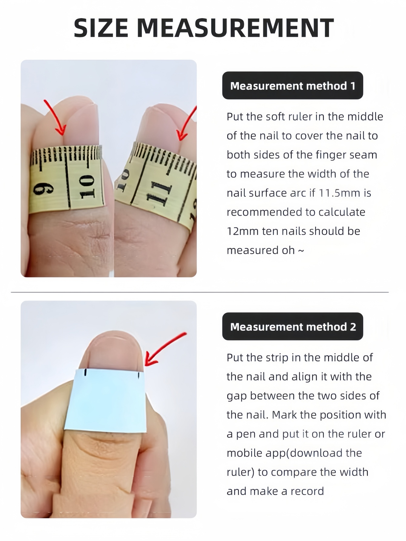 10 Buah Kuku Palsu Bentuk Almo - Nail Art Quirky ulasan dan harga