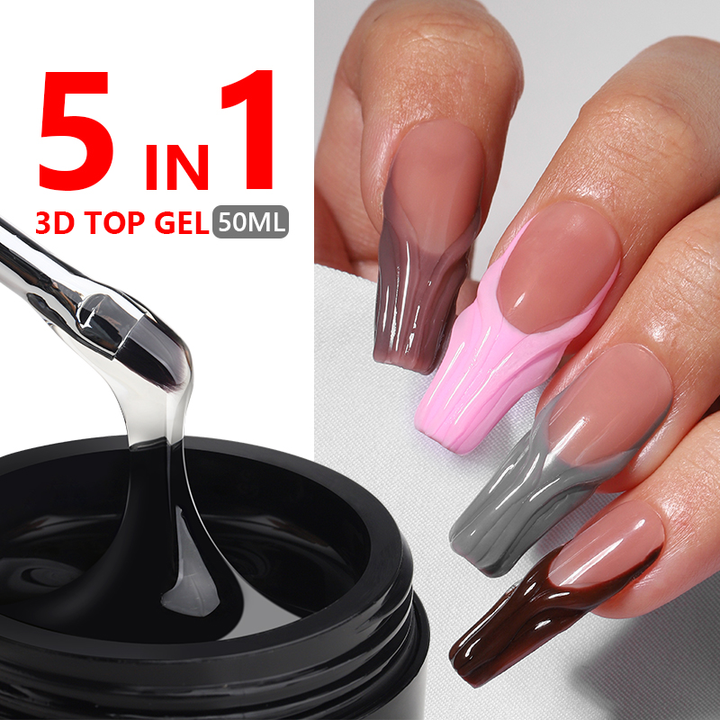MSHARE 3D Top Coat Gel 50Ml 5  - Gel Top Coat ulasan dan harga