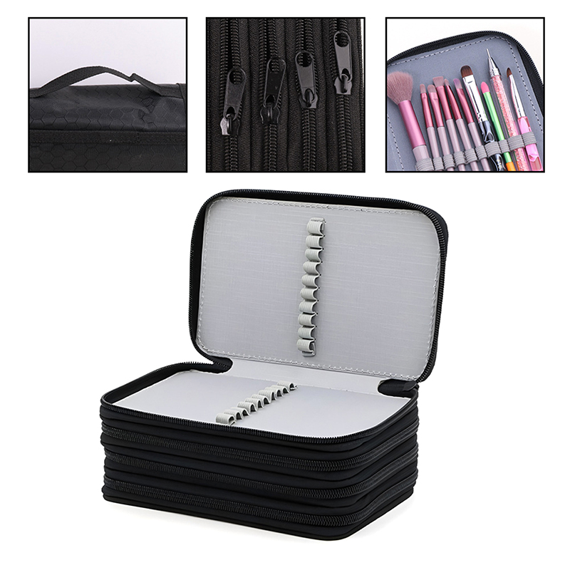 Tas Alat Seni Kuku Kapasitas B - Nail Fan Brush ulasan dan harga