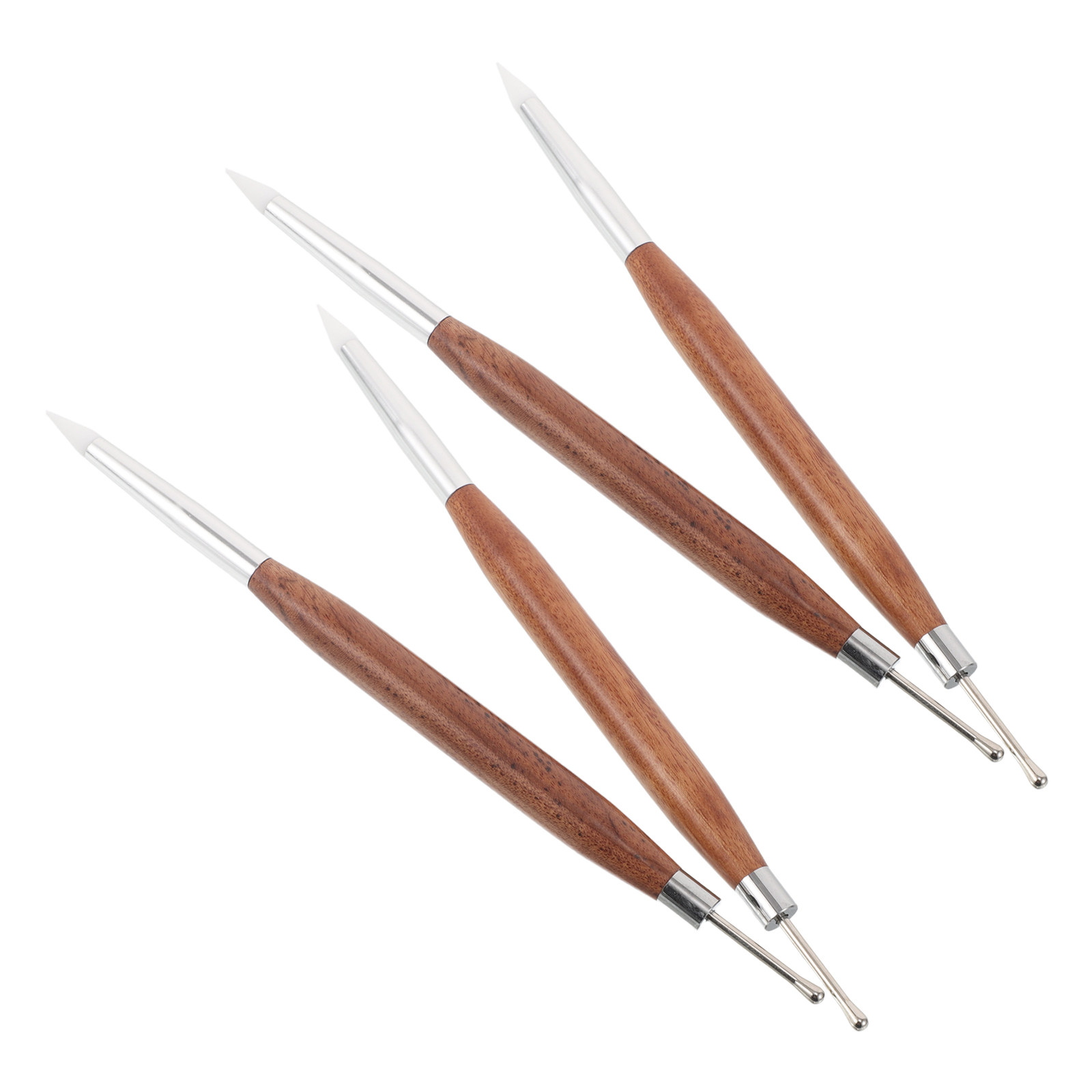 2 Buah Kuas Liner Seni Kuku Pe - Nail Art Dotting Tool ulasan dan harga