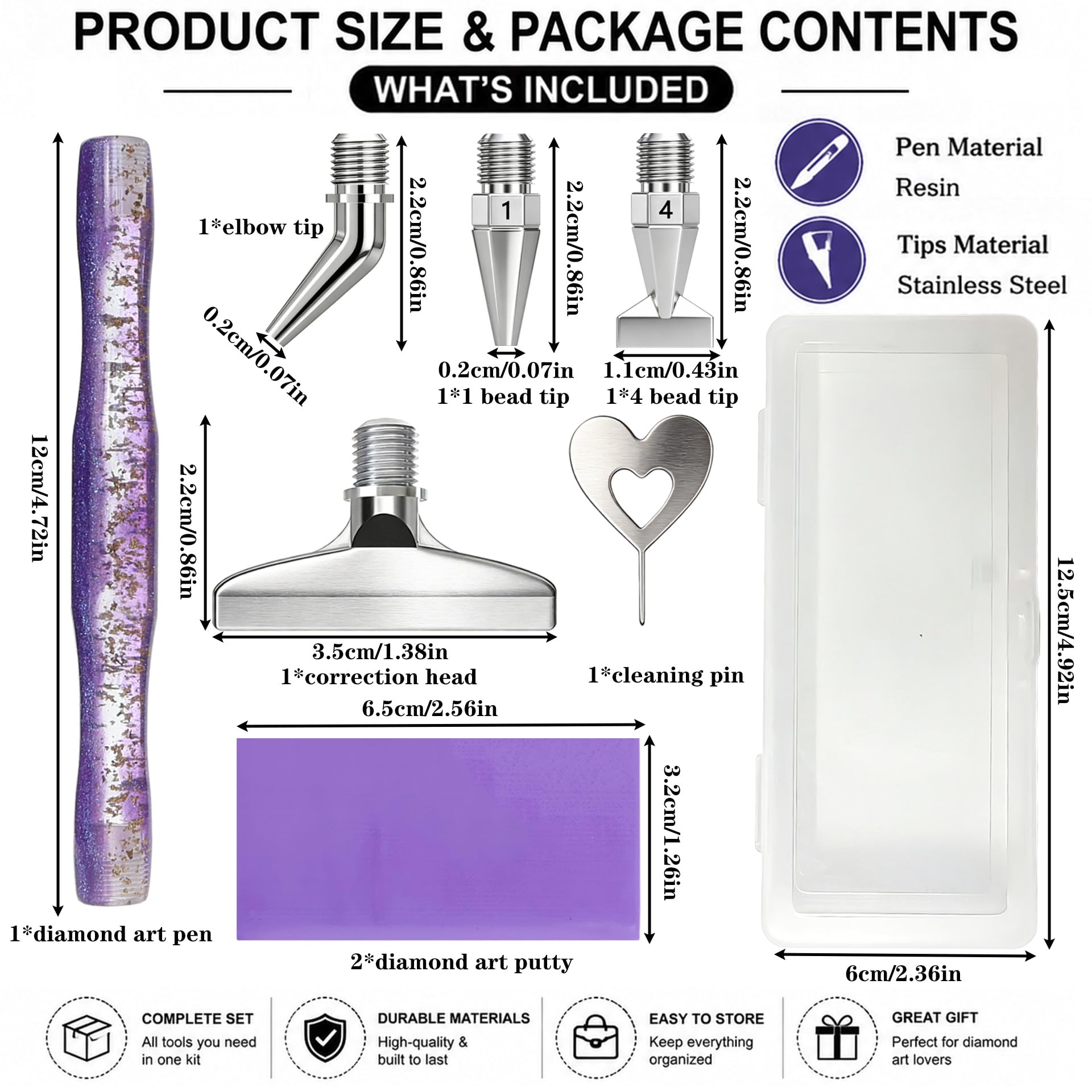Pena seni lukis berlian, denga - Nail Art Dotting Tool ulasan dan harga