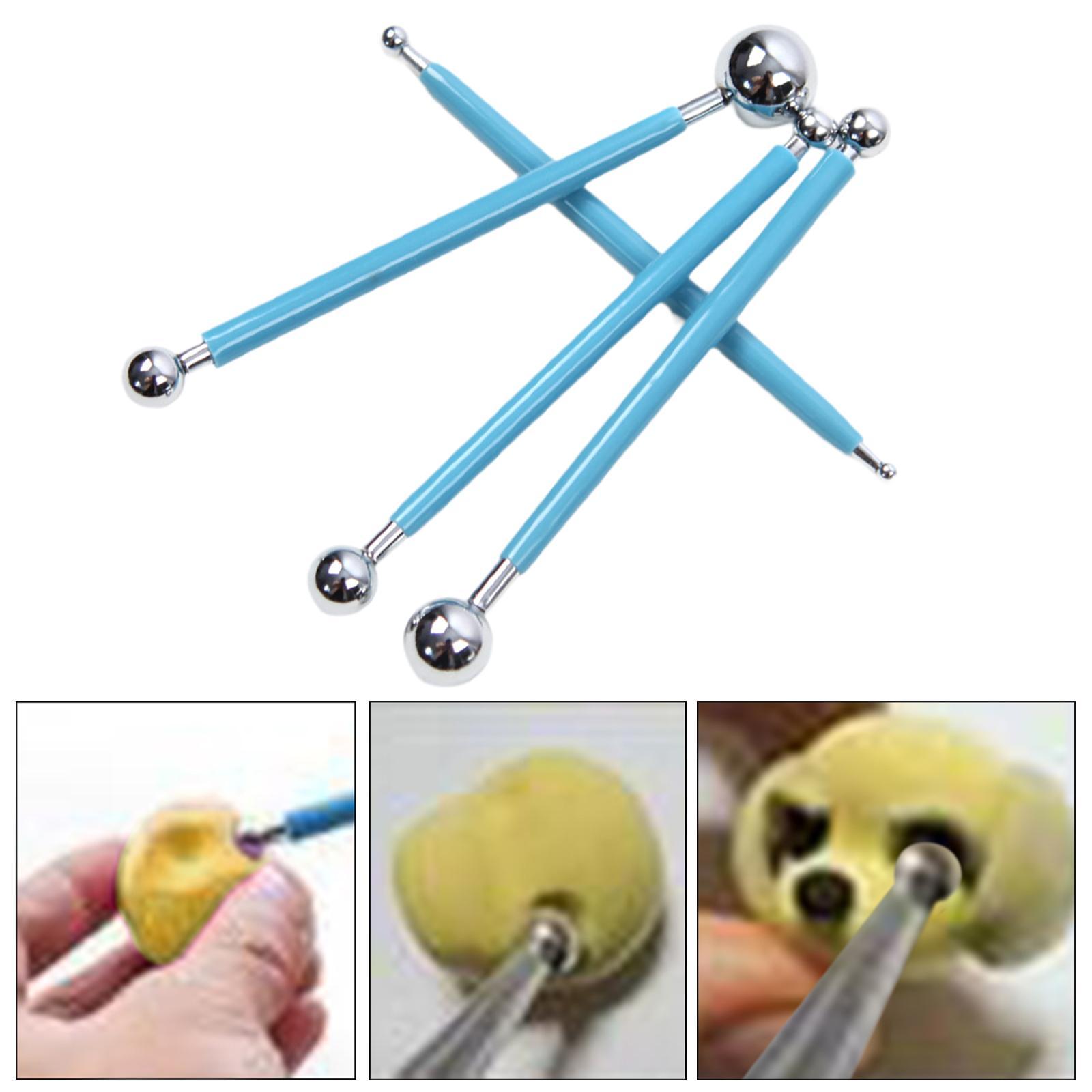 2x 4 Buah Alat Dotting Stylus  - Nail Art Dotting Tool ulasan dan harga