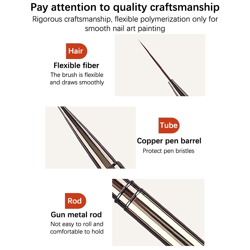 1 Buah Kuas Seni Kuku Pena Lin - Nail Fan Brush ulasan dan harga