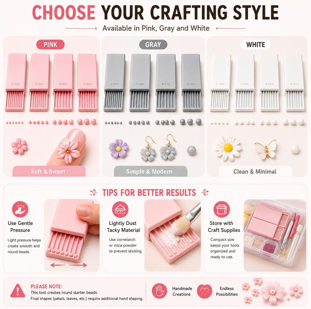 4PCS Alat Pembuat Bola Gel Tan - Nail Art Ideas ulasan dan harga