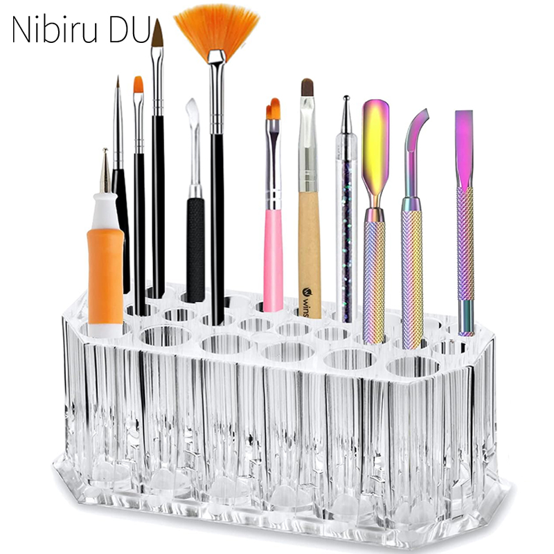 26 lubang akrilik kuas kuku Or - Nail Fan Brush ulasan dan harga