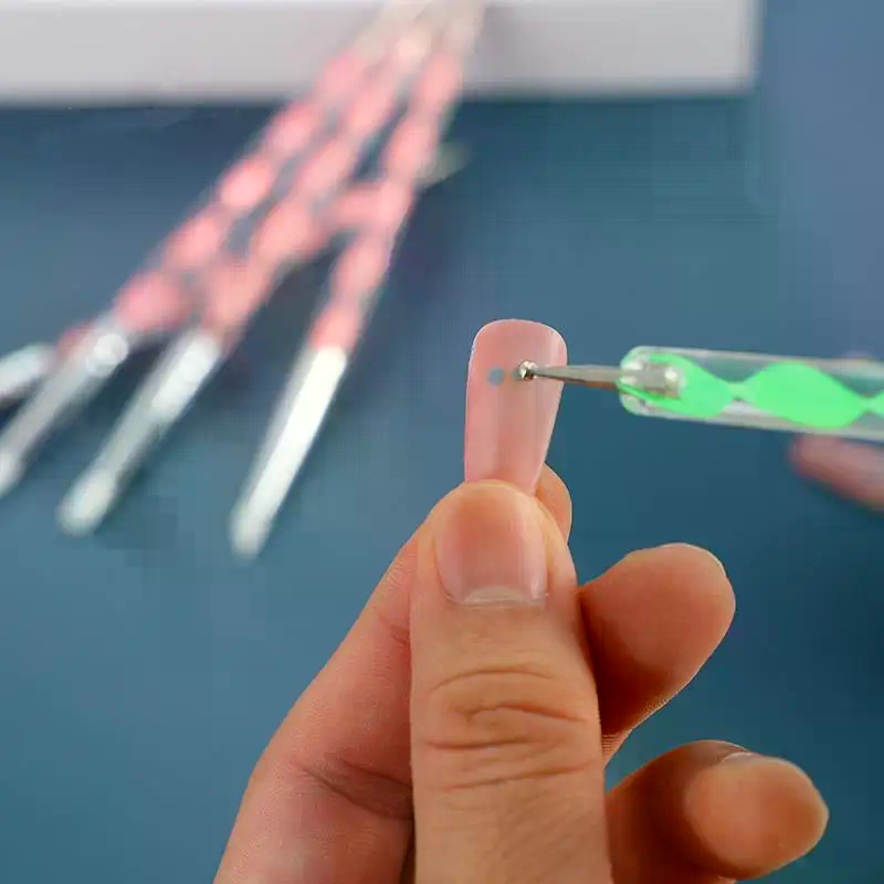 5 Pcs Alat Pahat Silikon untuk - Nail Art Dotting Tool ulasan dan harga