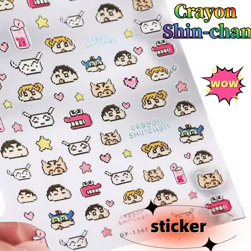 Crayon Shin-chan Kertas Kreati - Nail Art Quirky ulasan dan harga