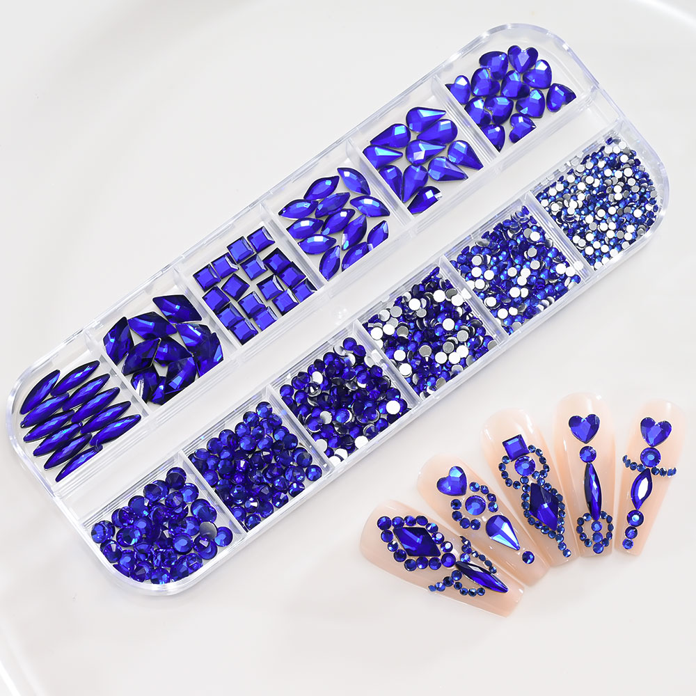 1 Kotak Berlian Imitasi Seni K - Nail Art Queen ulasan dan harga
