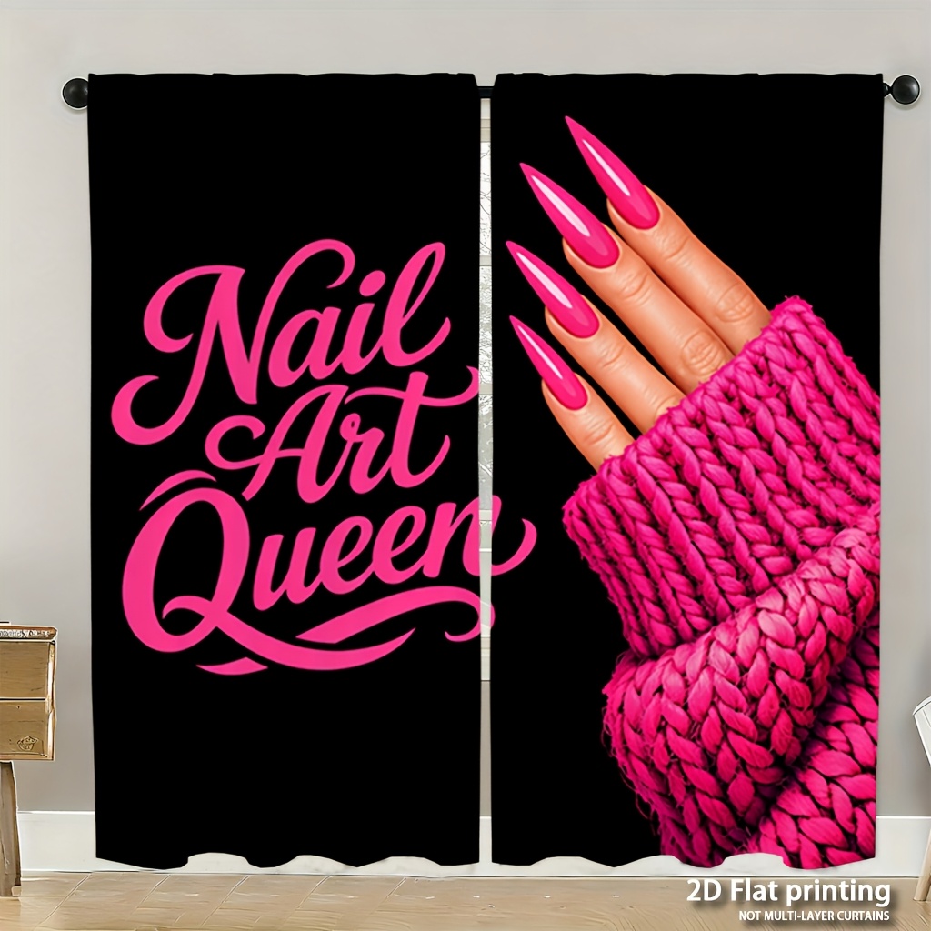Tirai Nail Art Queen dengan Ce - Nail Art Queen ulasan dan harga