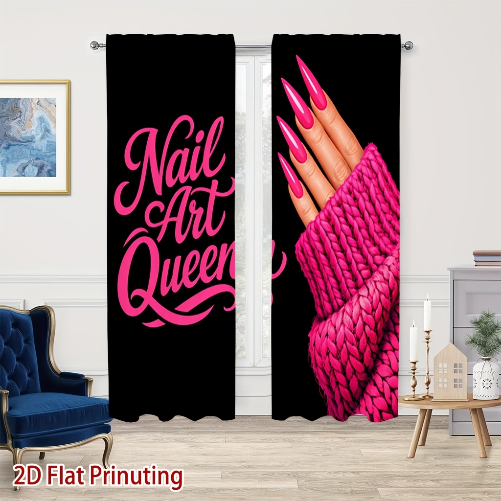 Tirai Nail Art Queen dengan Ce - Nail Art Queen ulasan dan harga