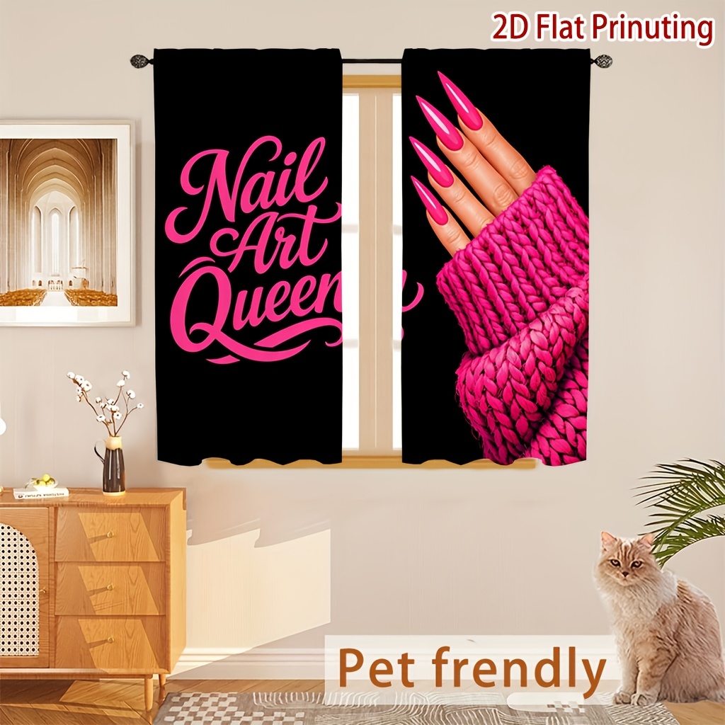 Tirai Nail Art Queen dengan Ce - Nail Art Queen ulasan dan harga
