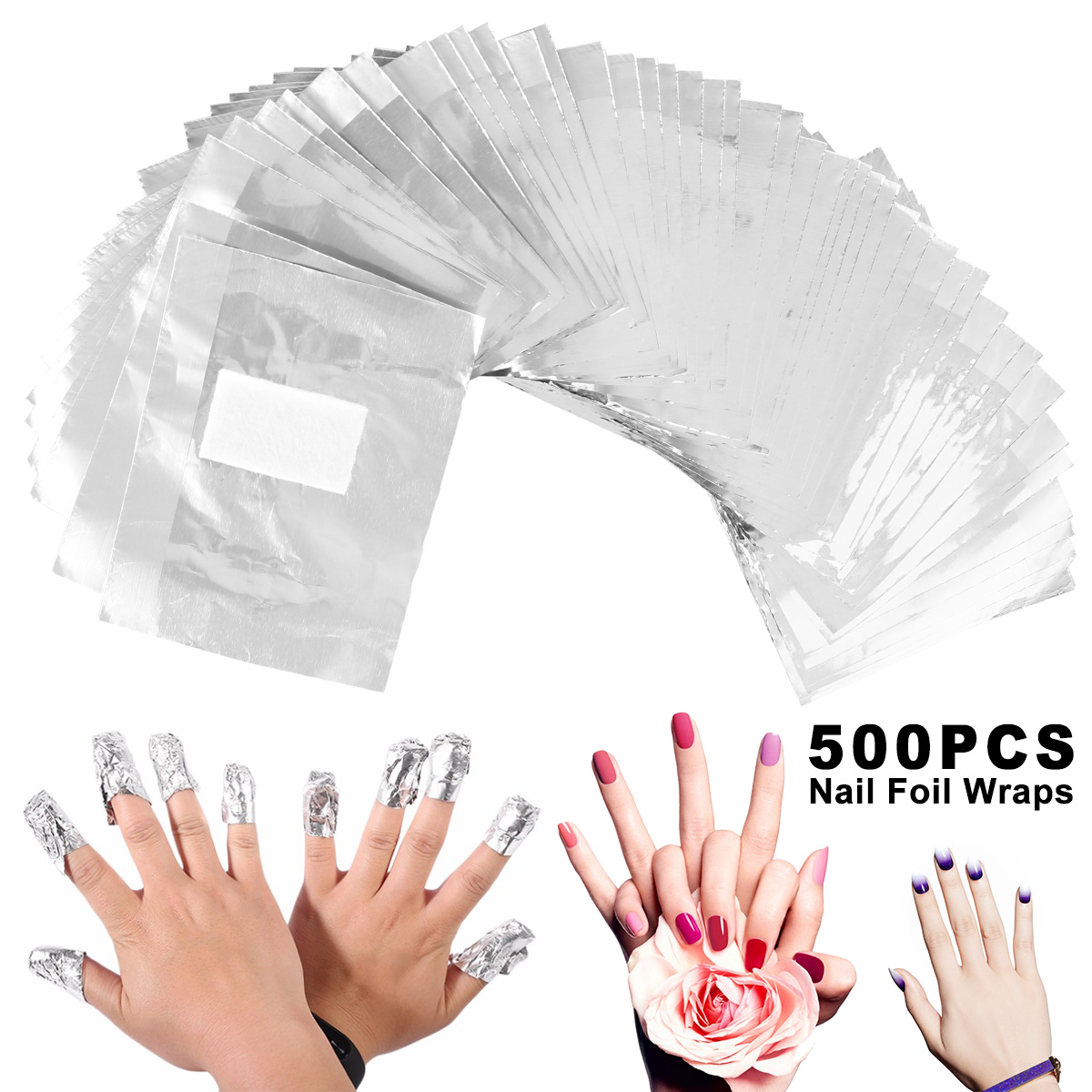 500/1000Pcs Tisu Penghapus Kut - Nail Art Ideas ulasan dan harga