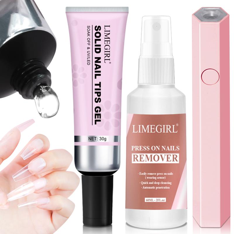 30g Gel Tip Kuku Transparan Le - Nail Art Ideas ulasan dan harga