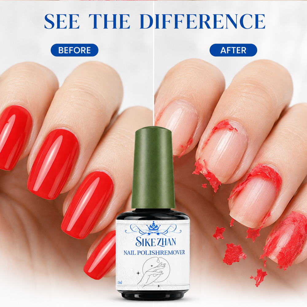 SIKEZHAN Penghilang Gel Cepat  - Gel Top Coat ulasan dan harga