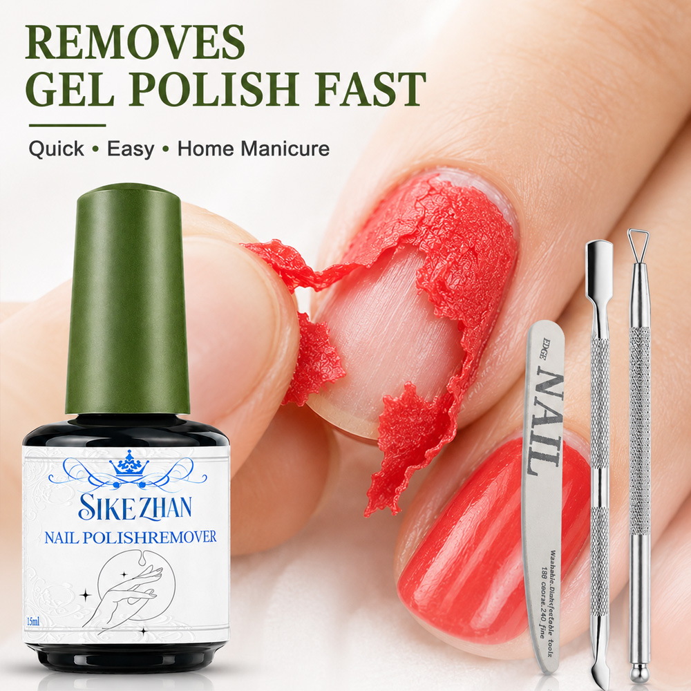 SIKEZHAN Penghilang Gel Cepat  - Gel Top Coat ulasan dan harga