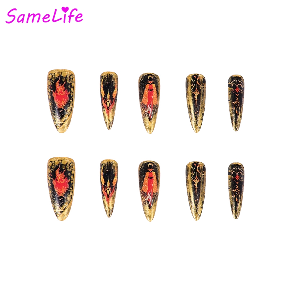Kuku Palsu Ratu Abad Pertengah - Nail Art Queen ulasan dan harga